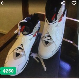 Pair of air Jordan’s 8 retro